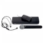 Trådløs mikrofon - Headset/Håndholdt - Shure BLX1288E - Dobbelt