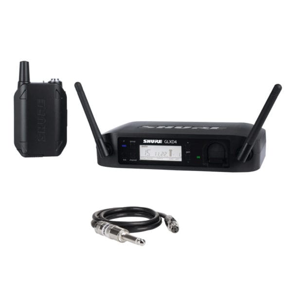 Trådløs Shure instrumentsender/mottager - GLXD4 + GLXD1